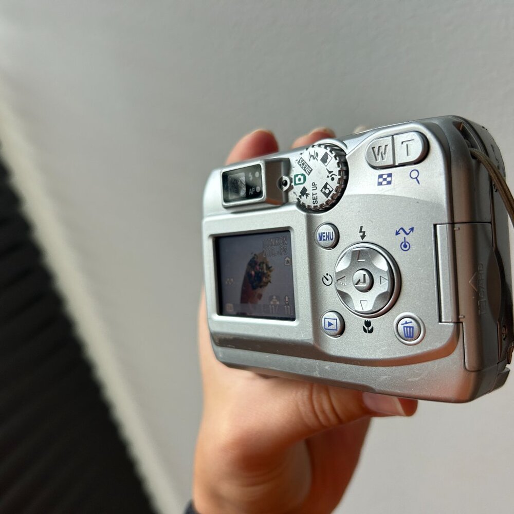 Nikon Coolpix 3200 Digital Camera – Silver – In Box w/ AV Cords - Picture 14 of 15
